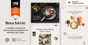 Boucherie  – Steakhouse Restaurant and Café WordPress Theme