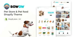 Bowow – Pet Store & Pet Care Shopify Them