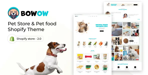 Bowow - Pet Store & Pet Care Shopify Them