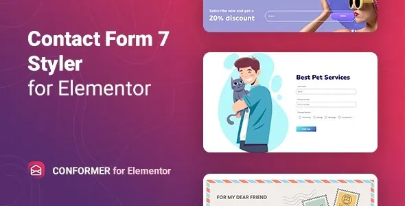 ConFormer 1.0.7 – Contact Form 7 styler for Elementor