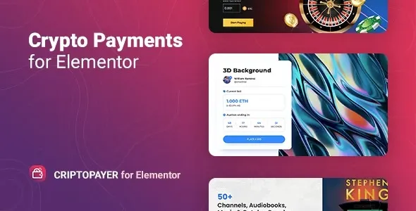 Criptopayer 1.0.1 – Crypto Payment Button for Elementor