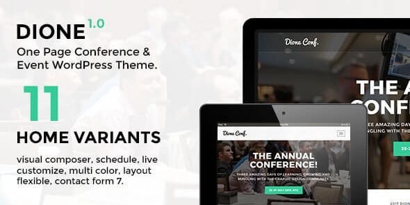 Dione 1.2.7 – Conference & Event WordPress Theme