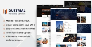 Dustrial – Factory & Industrial WordPress Theme