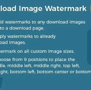 Easy Digital Downloads: Download Image Watermark