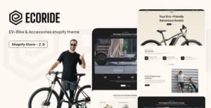 Ecoride EV Bike Single Product Shopify Theme