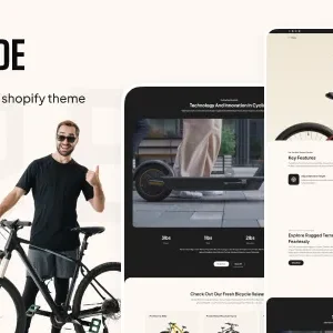 Ecoride EV Bike Single Product Shopify Theme