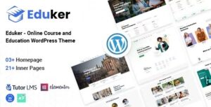 Eduker  – Education WordPress Theme