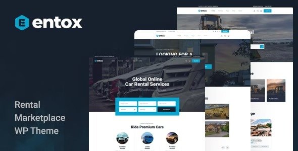 Entox 1.2.3 – Rental Marketplace WordPress Theme