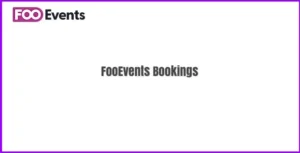 FooEvents Bookings