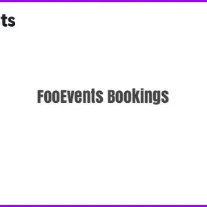 FooEvents Bookings