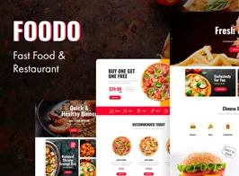 Foodo – Fast Food & Pizza Elementor Templates