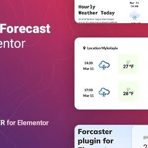 Forcaster 1.0.8 – Weather Forecast for Elementor