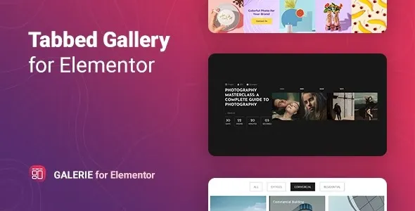 Galerie 1.0.6 – Tabbed Gallery for Elementor