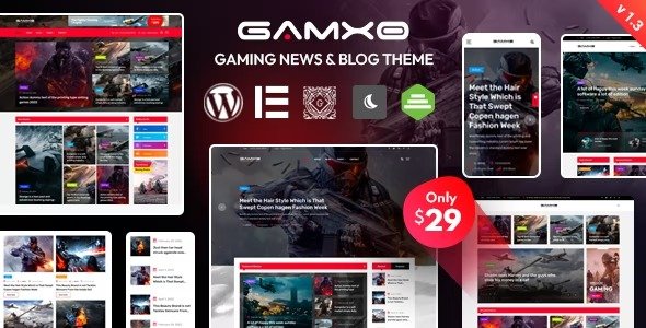 Gamxo 2.0.2 – WordPress Gaming News & Blog Theme