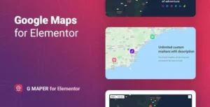 Gmaper  – Google Maps for Elementor