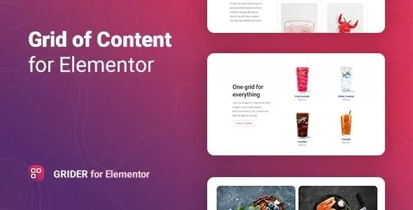 Grider 1.0.7 – Grid of Content and Products for Elementor