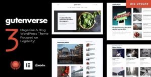 GutenVerse  – Magazine and Blog Theme