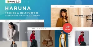 Haruna – Fashion & Multipurpose Shopify Theme