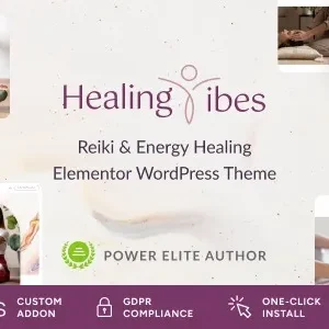 Healing Vibes 1.0.2 – Reiki Healing & Meditation Coaching WordPress Theme