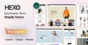 Hexo – Sportswear Shopify Theme 2.0