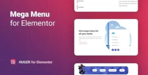 Huger  – Mega Menu for Elementor