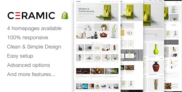 JMS Ceramics - Responsive Shopify Theme