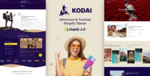 Kodai – Adventure Tour, Travel Shopify Theme