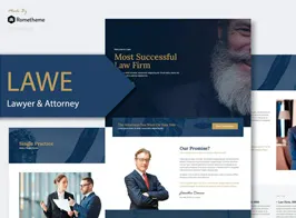 LAWE – Lawyer and Attorney Template Kit