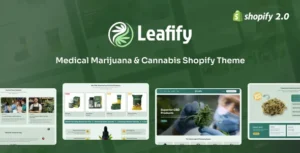 Leafify – Shopify Medical Store, Marijuana Theme