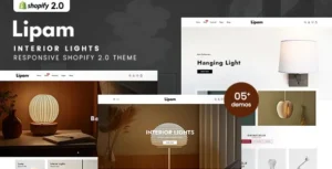 Lipam – Interior Lights Responsive Shopify 2.0 Theme