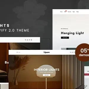 Lipam - Interior Lights Responsive Shopify 2.0 Theme