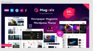 Magezix – Newspaper & Magazine WordPress Theme