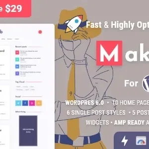 Maktub 2.0.5 – Minimal & Lightweight Blog for WordPress