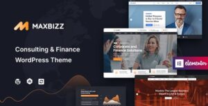 Maxbizz – Consulting & Financial Elementor WordPress Theme