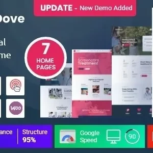 MediDove 2.2.9 – Medical Care, Home Healthcare Service WP Theme + RTL