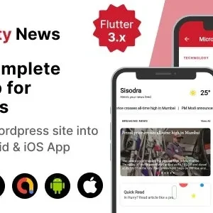 MightyNews – Flutter News App with WordPress Backend