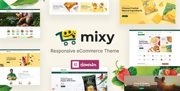 Mixy 1.0.2 – Organic Food Store WordPress Theme