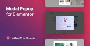 Modalier  – Modal Popup Window for Elementor