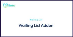 Modern Events Calendar Waiting List