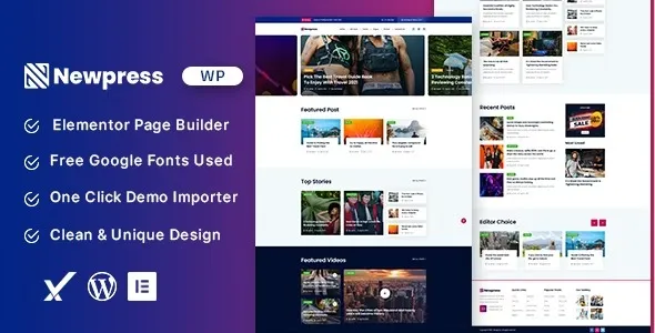 Newpress 2.0.0 – Blog Magazine WordPress Theme