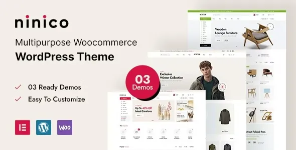 Ninico 1.0.7 – Minimal WooCommerce WordPress Theme