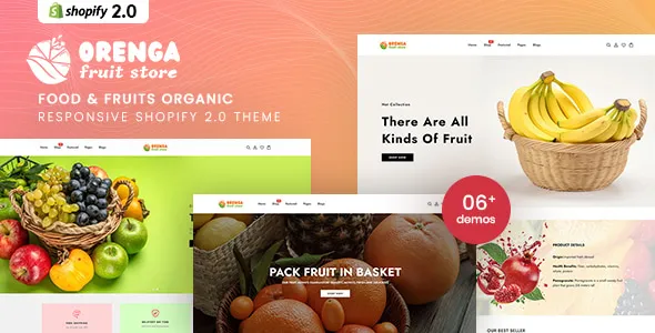 Orenga - Food & Fruits Organic Responsive Shopify 2.0 Theme