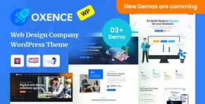 Oxence  – Web Design Agency Elementor WordPress Theme