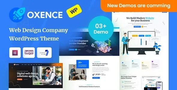 Oxence 1.3.2 – Web Design Agency Elementor WordPress Theme