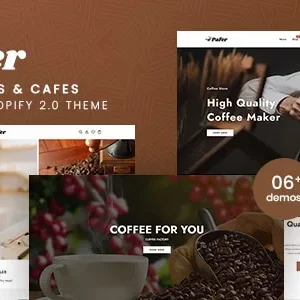 Pafer - Coffee Shops & Cafes Shopify 2.0 Theme