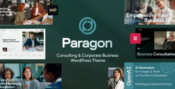 Paragon 1.0 – Consulting & Corporate Business WordPress Theme