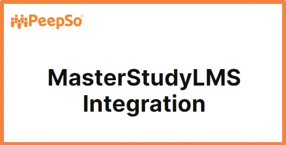 PeepSo MasterStudy LMS Integration 7.0.1.0