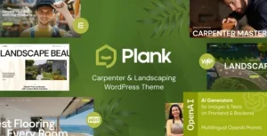 Plank  – Carpenter & Landscaping WordPress Theme