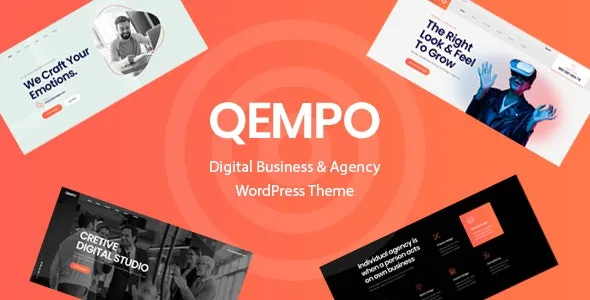 Qempo 1.3.8 – Digital Agency Services WordPress Theme