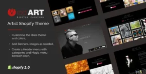 Red Art – Shopify Arts & Portfolio Gallery Store Theme